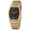 Mens Goldtone Personalized Diamond Watch