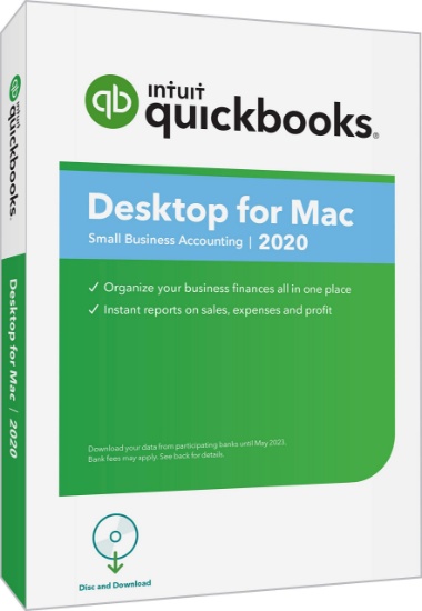QuickBooks Desktop  for Mac 2020  Accounting Software for Small Business  [MAC Disc]