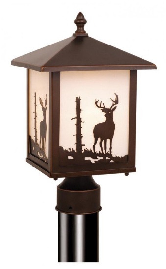 VAXCEL One Light Outdoor Post OP33585BBZ One Light Outdoor Post