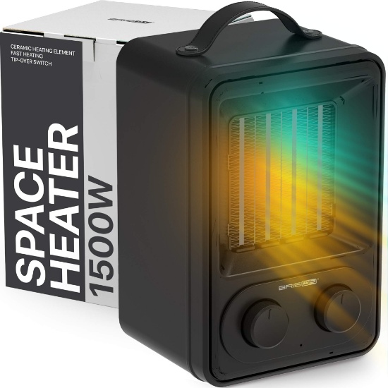 Mini Space Heater & Air Circulator 2 In 1 â€“ Portable Electric Fan & Heater Combo
