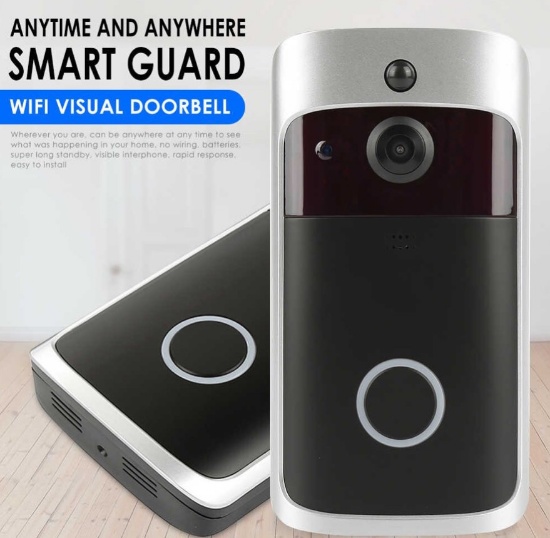 WiFi Visual Ring Smart Doorbell , Smart Home Wireless Camera Video Door bell