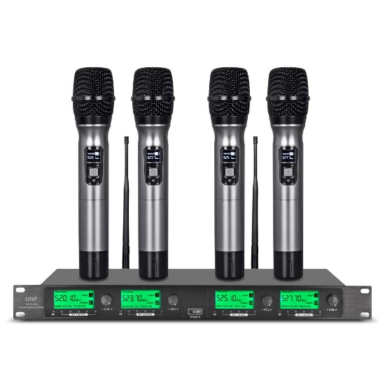 Wireless Microphone System Pro Audio UHF