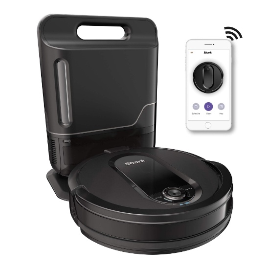 Shark IQ R101AE, Wi-Fi, Home Mapping Robot Vacuum (RV1001AE), Black