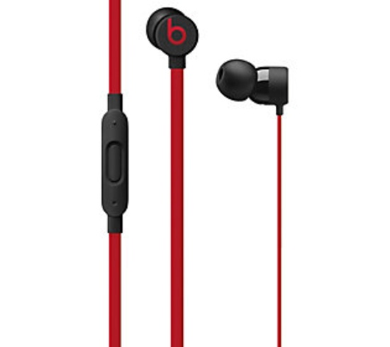 urBeats3 Wired Earphones with Lightning Connector - Defiant Black/Red