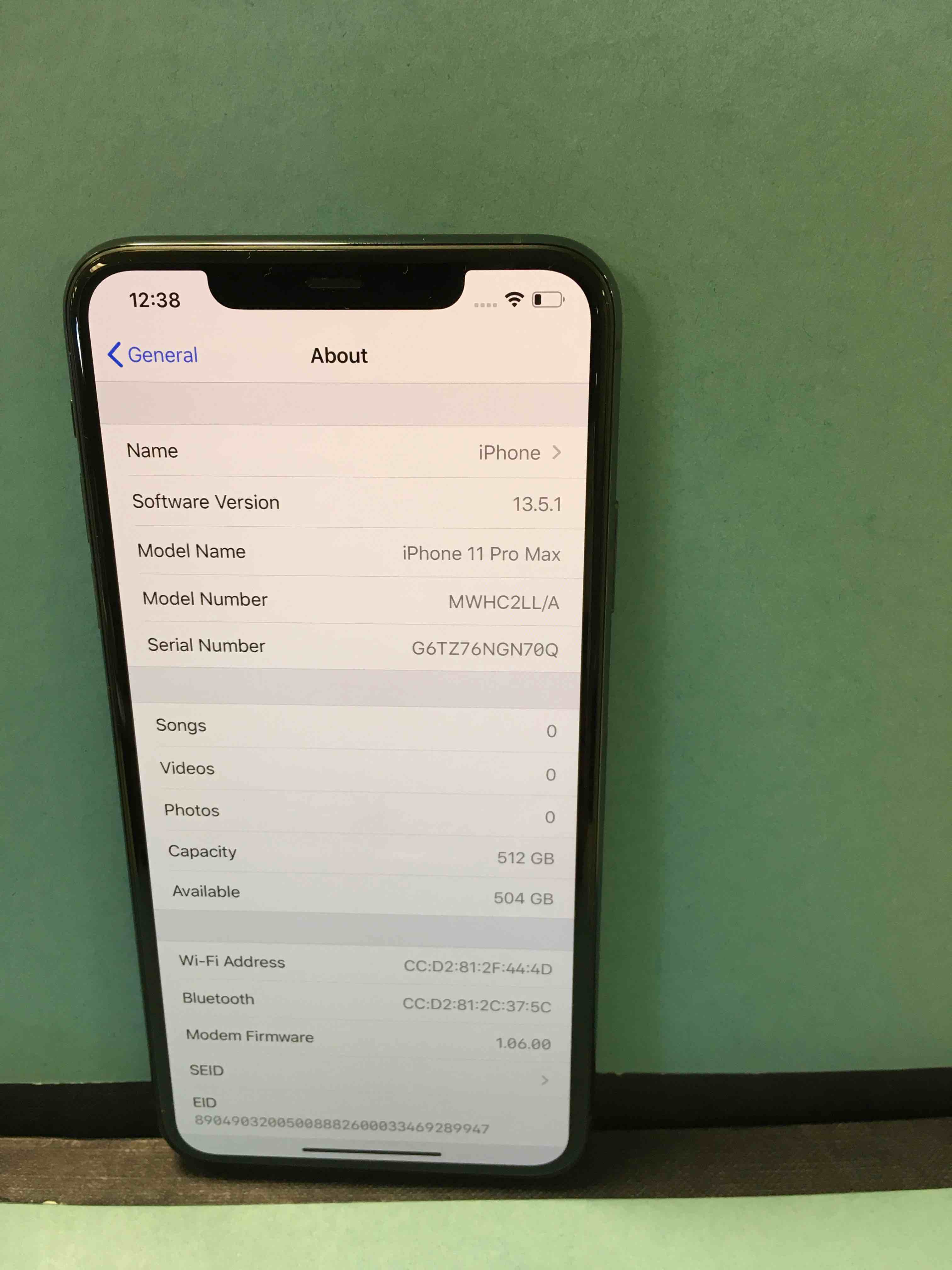 Apple iPhone 11 Pro Max,512GB, Midnight Green - | Proxibid Apple iPhone 11 Pro Max,512GB, Midnight Green - | Proxibid
