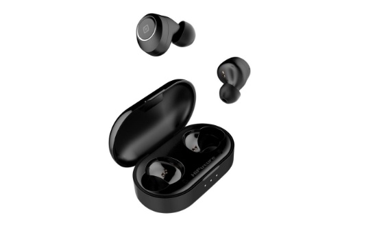 Hifuture True Wireless Bluetooth Earbuds With Charging Case - Black