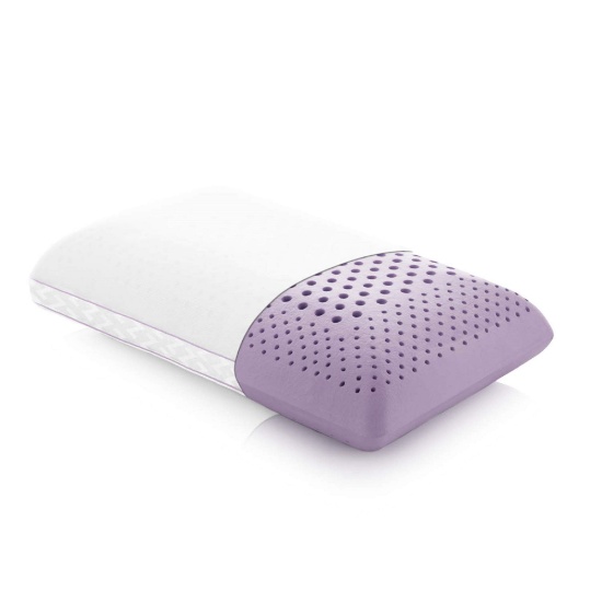 MALOUF Z Zoned Pillow Infused, Supportive, and Plush-Mid Loft-Queen