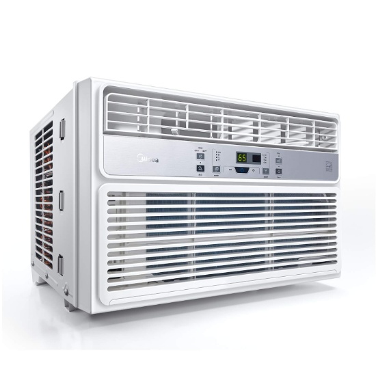 MIDEA EasyCool Window Air Conditioner - Cooling, Dehumidifier, Fan with remote control.