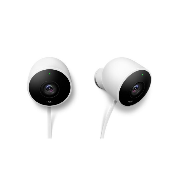 Nest - Cam Outdoor 1080p Wi-fi Network Surveillance Cameras (2-pack) - White