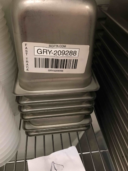 Winco Stainless 1/6 insert pans