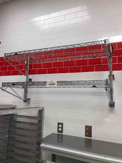 Metro Chrome wall shelf