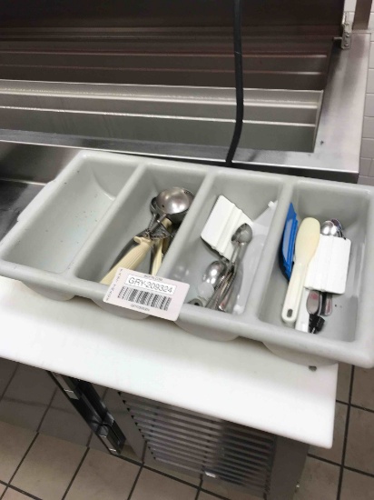 Lot of miscellaneous scoops and utensils