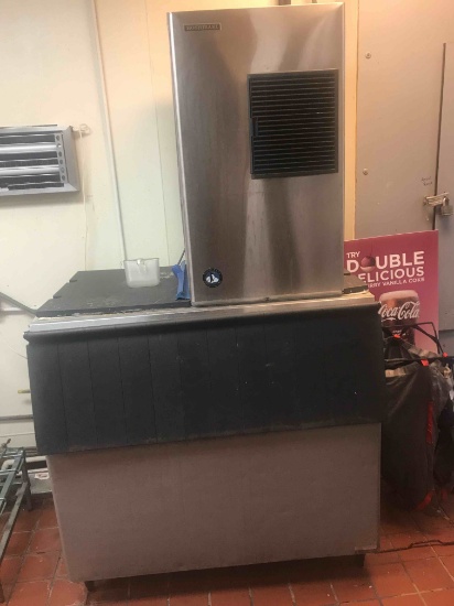 Hoshizaki 630lb Ice Machine With Bin