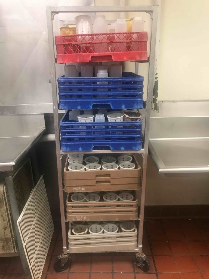 Aluminum Dishrack Cart