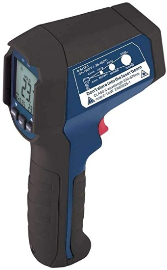GLOBAL TEST SUPPLY REED Instruments R2310 Infrared Thermometer, 12:1, 1202Â°F (650Â°C)