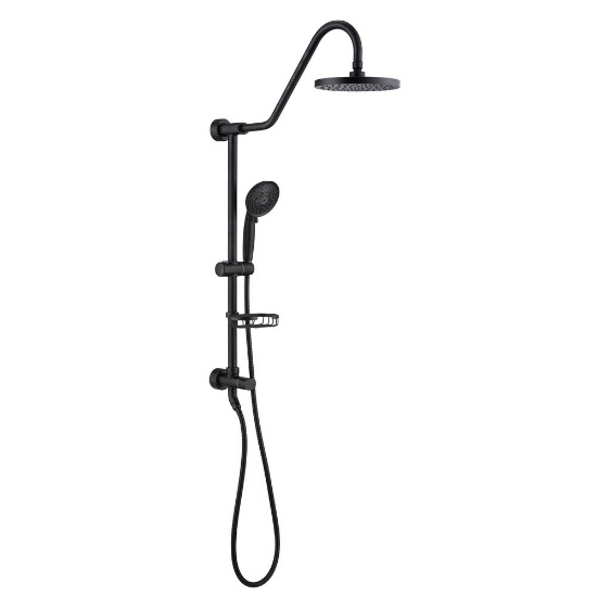 HOMELODY 5-Functions Spray Shower Set Oil-Rubbed Bronze Wall Mounted Shower System