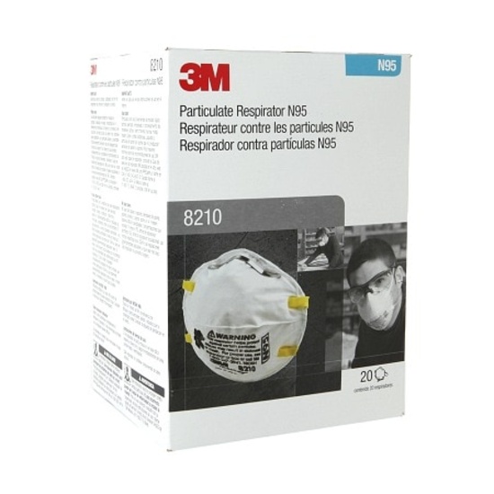 3M Particulate Respirator 8210, N95 (pack of 20)