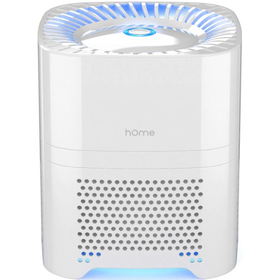 hOmeLabs 3-in-1 Compact Ionic Air Purifier with HEPA Filter