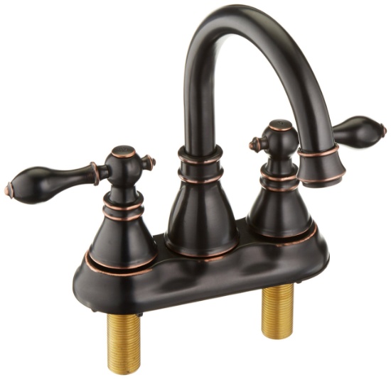 F-4501-NB Two Handle Oil Rubbed Bronze Bathroom Sink Faucet SF AB1953 Lead FreeÂ­