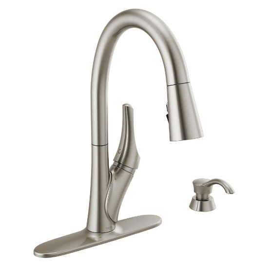 Delta Rochester Single-Handle Pull-Down Sprayer Kitchen Faucet
