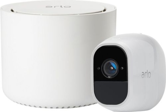 Arlo - Pro 2 Indoor/Outdoor Wireless 1080p Security Camera System - White