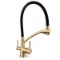 GAPPO Gold Kitchen Faucet Pull Out Kitchen Sink Faucet Dual Handle - Golden