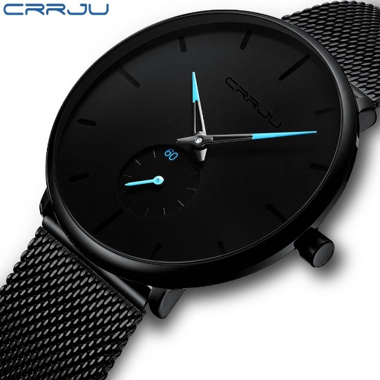 Menâ€™s Crrju Quartz Wrist Watch