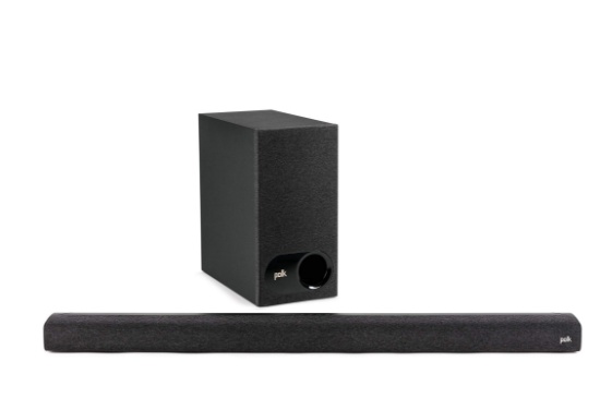 Polk Audio Signa S3 Ultra-Slim TV Sound Bar and Wireless Subwoofer