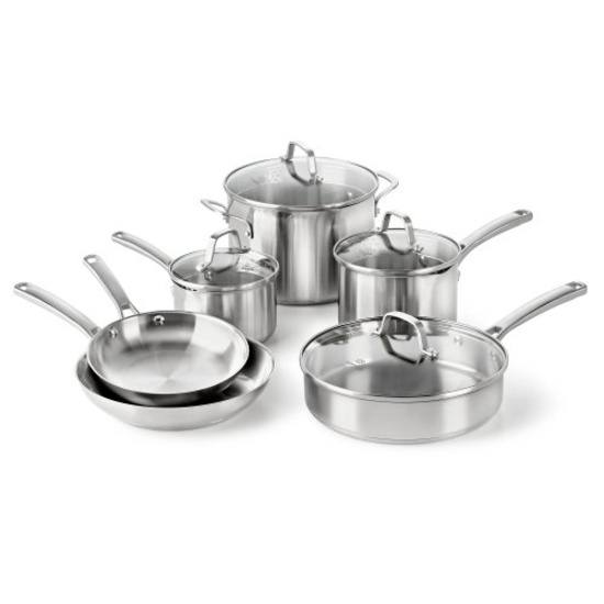 Calphalon Classic Stainless Steel 10-Piece Cookware Set