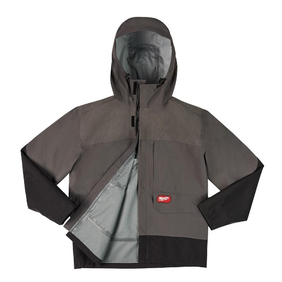 Milwaukee Electric Tools 310G-L 2.5 LAYER RAIN SHELL (GRAY) L