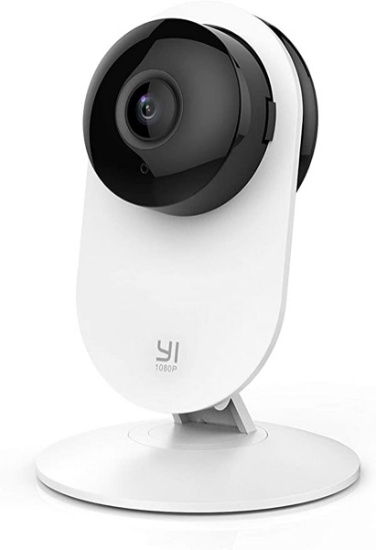 Yi - Home Camera - 1080p - Indoor - Security Surveillance - Night Vision -white
