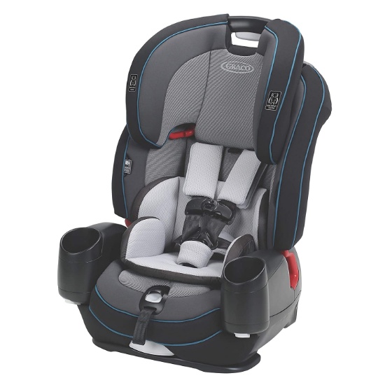 Graco Nautilus SnugLock LX 3 in 1 Harness Booster Car Seat, Zale