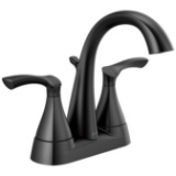 Delta Sandover 35748lf-bl Widespread Bathroom Faucet Matte Black Finish