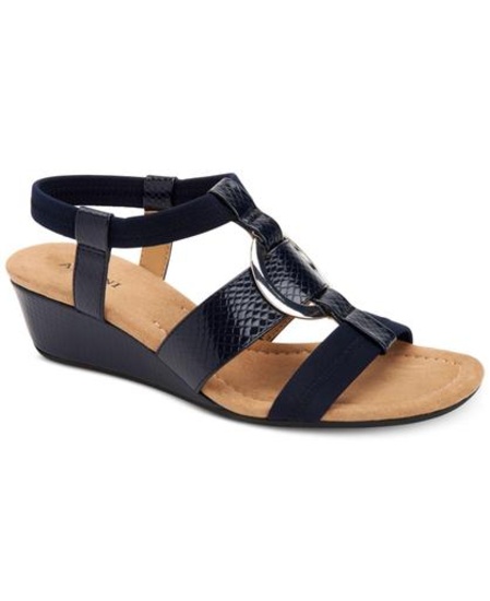 8M | Alfani Womens Vennice Open Toe Casual Slingback Sandals