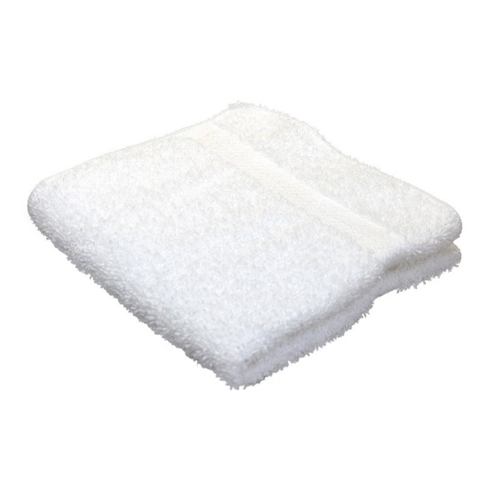 Diamond Crown Wash Cloths, 13x13, White, 25 dozen