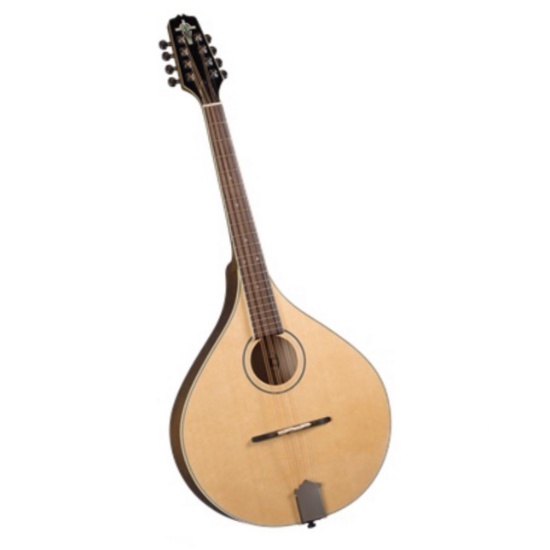 Trinity College TM-325 Standard Celtic Octave Mandolin with Hardshell Case - Natural Top