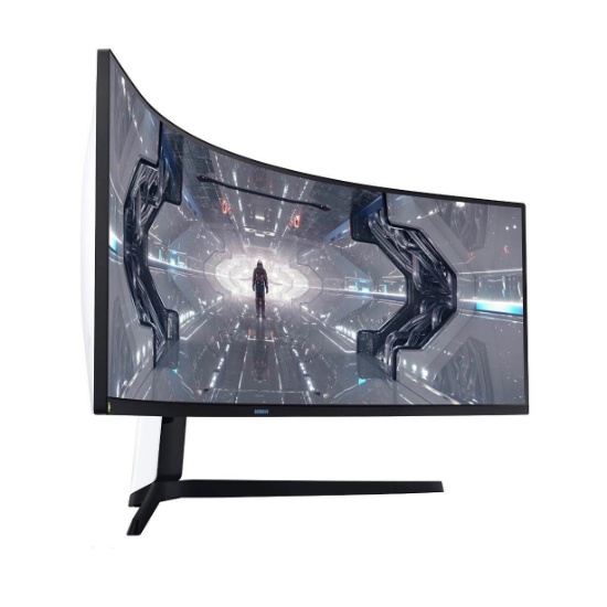 Samsung - Odyssey G9 49" LED Curved QHD FreeSync and G-SYNC Compatible QLED Monitor with HDR