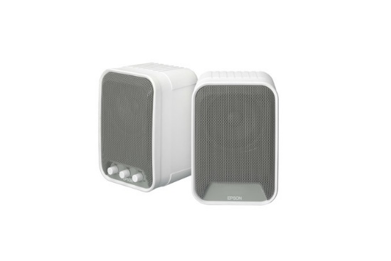Epson ELPSP02 2.0 Speaker System - 30 W RMS - White