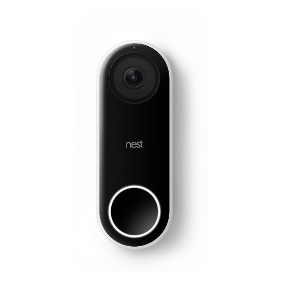 Nest Hello Video Doorbell, Size One Size - Black
