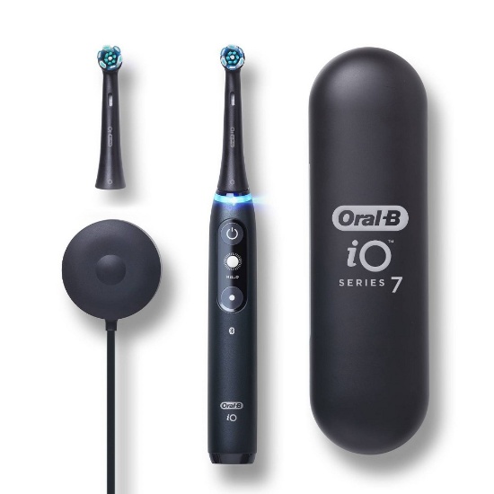 Oral-B - iO Series 7 Connected Rechargeable Electric Toothbrush - Onyx Black