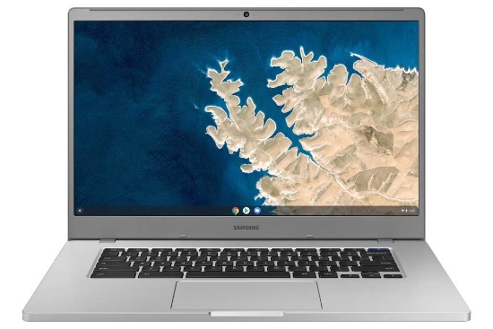 Samsung Chromebook 4 + Chrome OS 15.6" - Silver