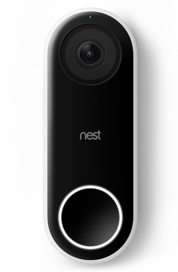 Nest Hello Video Doorbell, Size One Size - Black