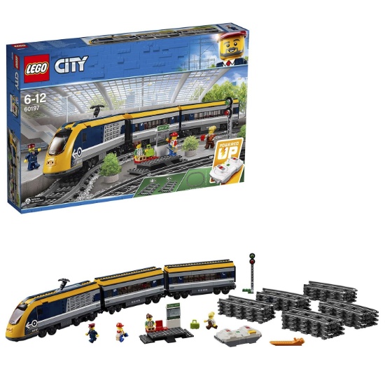 LEGO City Passenger Rc Train Toy, Construction Track Set for Kids