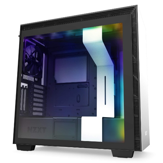 NZXT H710i - CA-H710 i-W1- ATX Mid Tower PC Gaming Case - White/Black