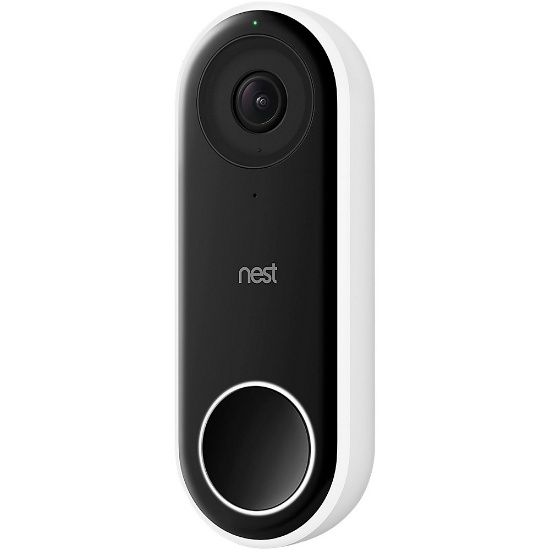 Nest Hello Video Doorbell, Size One Size - Black