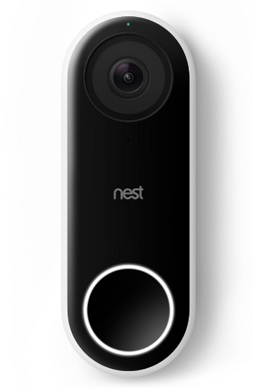 Nest Hello Video Doorbell Black