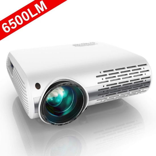 YABER Native 1080P Projector 6500 Lumens Upgrade Full HD Video Projector