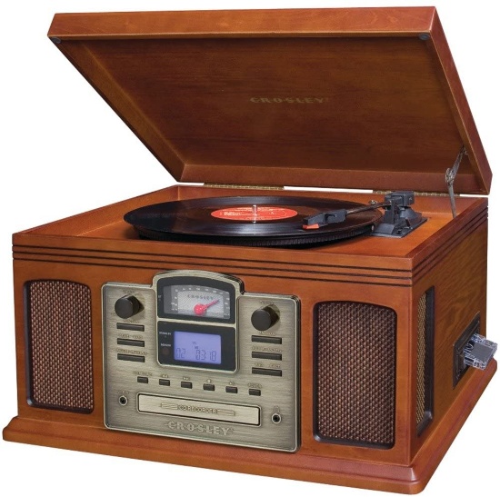 Crosley Director CD Recorder With Bluetooth - Paprika