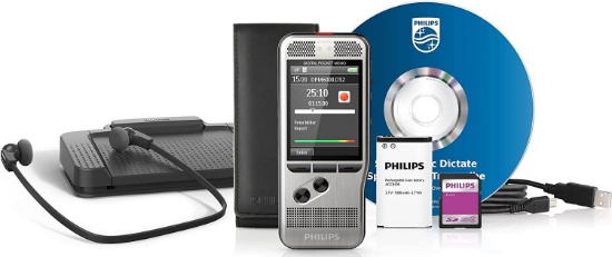 Philips Digital Pocket Memo Dictation and Transcription Starter Kit DPM 6700