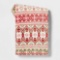 Threshold Fair Isle Printed Plush with Sherpa Reverse Christmas Throw Blanket
